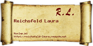 Reichsfeld Laura névjegykártya